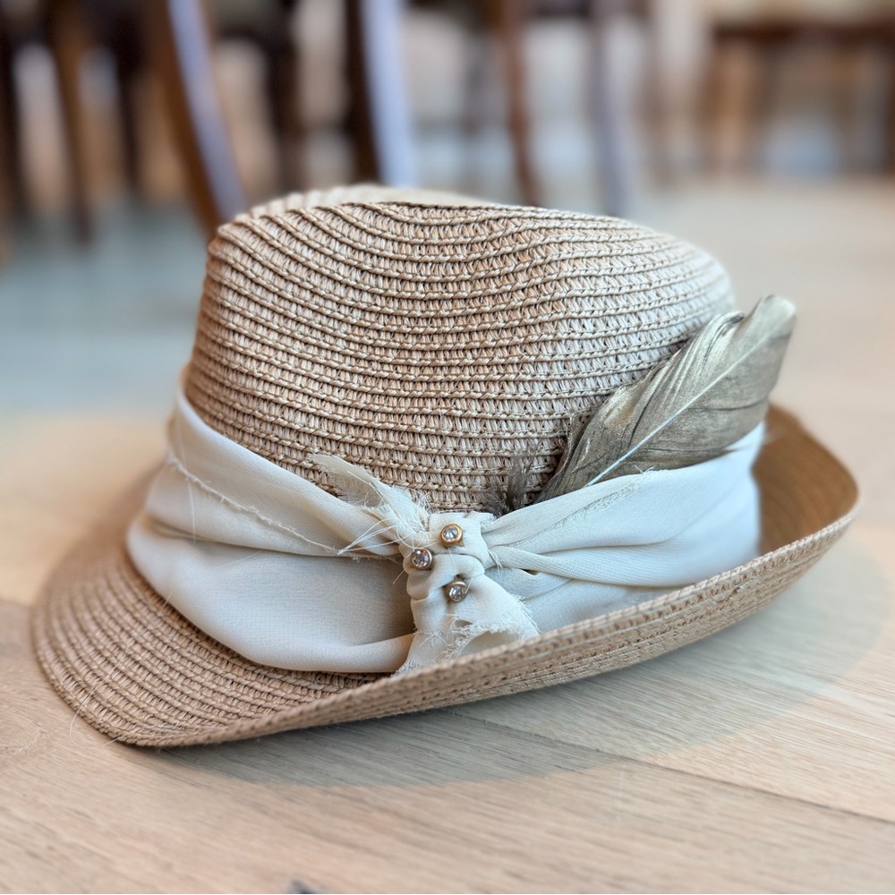 Straw Fedora Hat